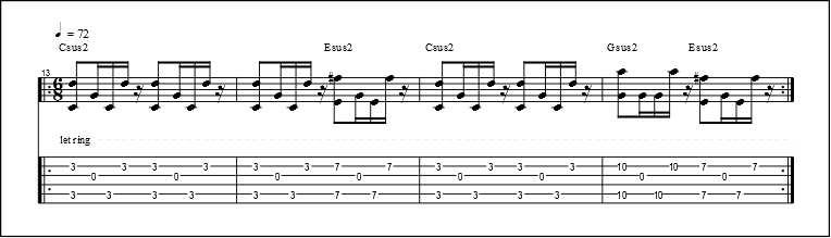 fingerstyle guitar patterns